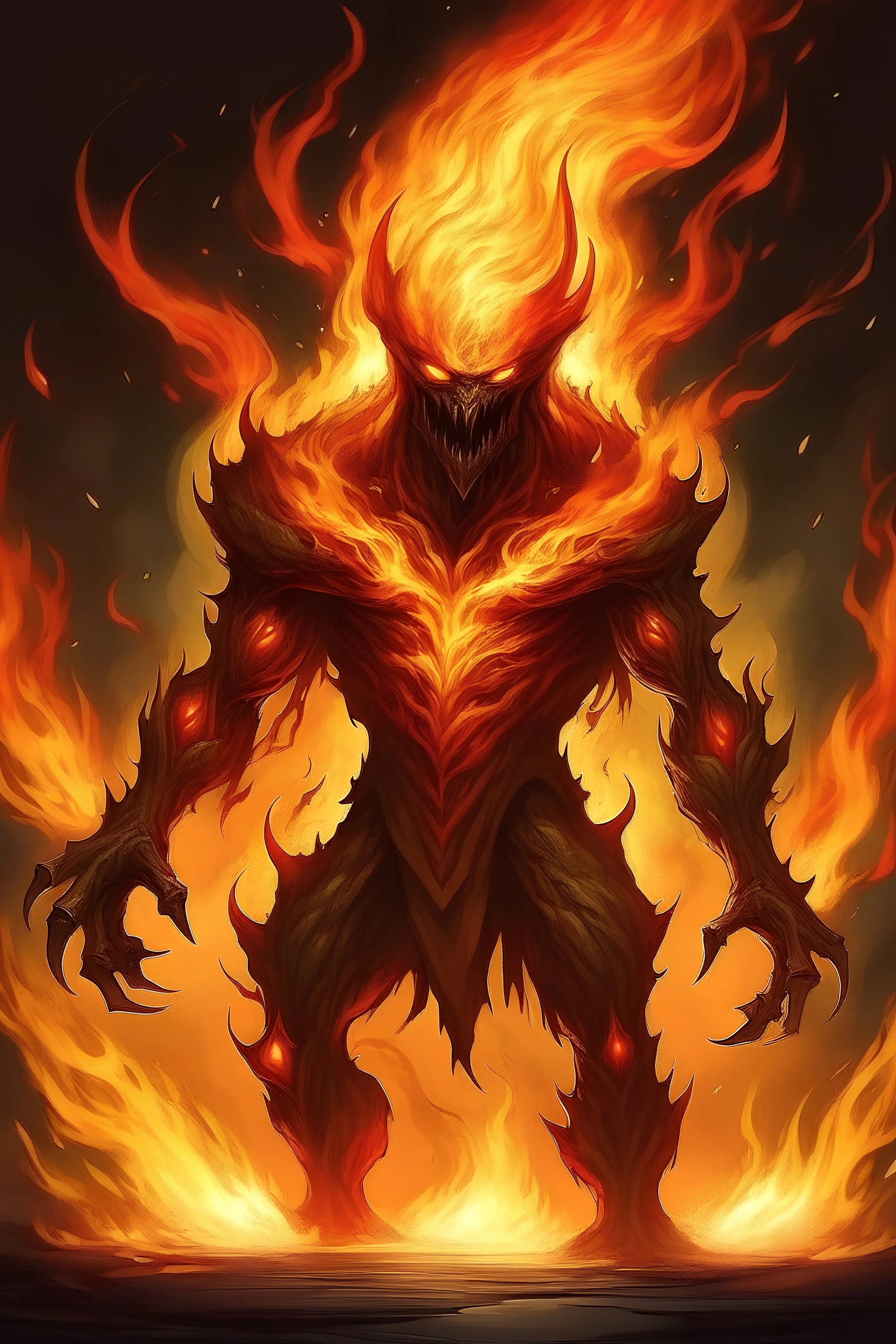 Fiery word H