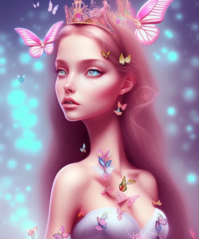 Butterfly princess full image