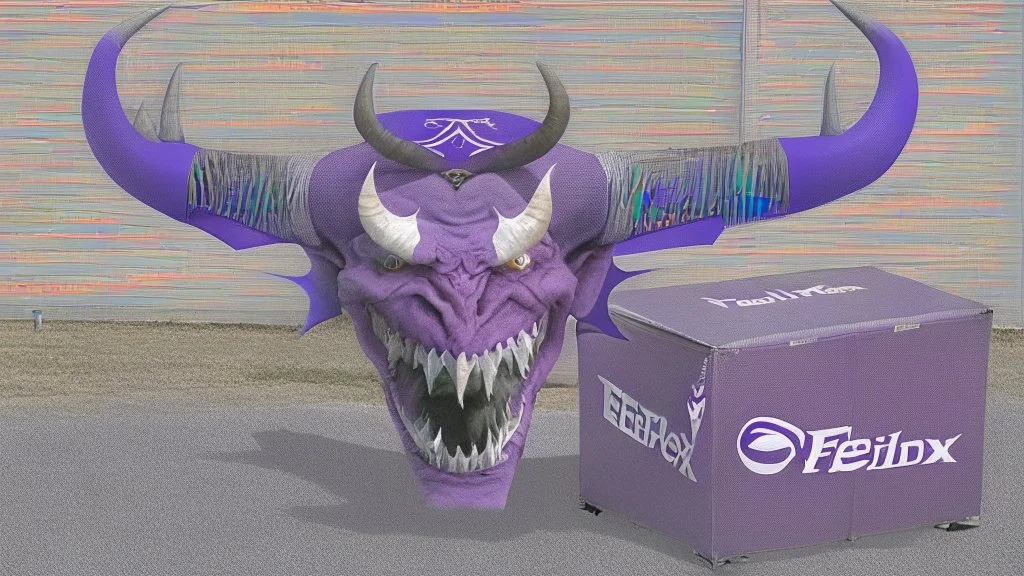 fedex devil with horns