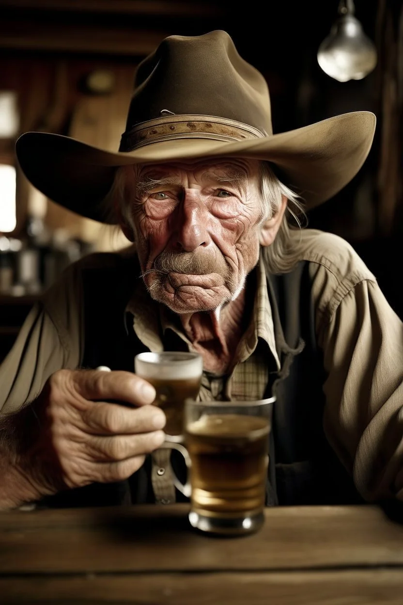 drunk old cowboy