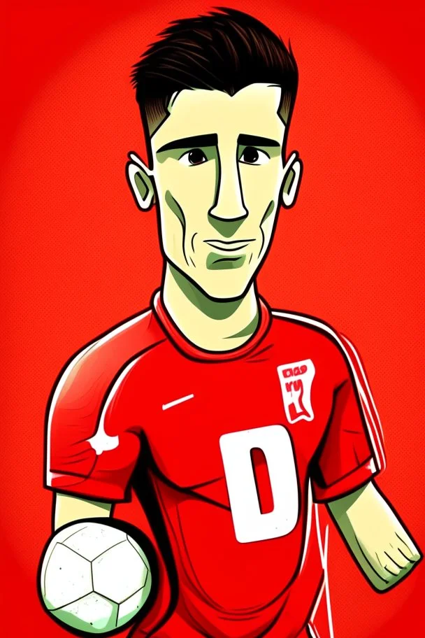 Ryan Raposo Canadian soccer player cartoon 2d