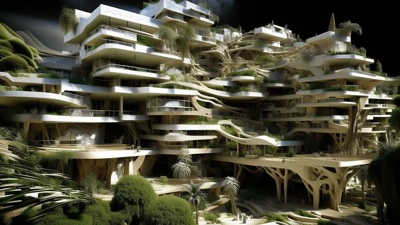 Morphology Form: Cross Operation: Translated Program: Moor Scale: Miniature Modifiers Random: Futuristic Context: Tropical Architect: Enric Miralles Architectural Style: Expressionist Material/Texture: Vinyl Visualization Visualization Style: Virtual Tour Representation: Ext