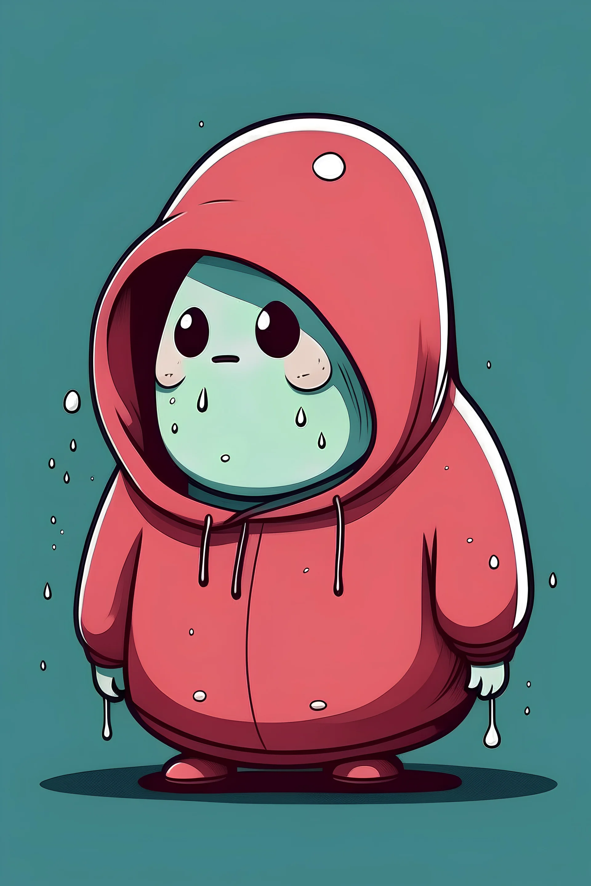 Simple blob with hoodie