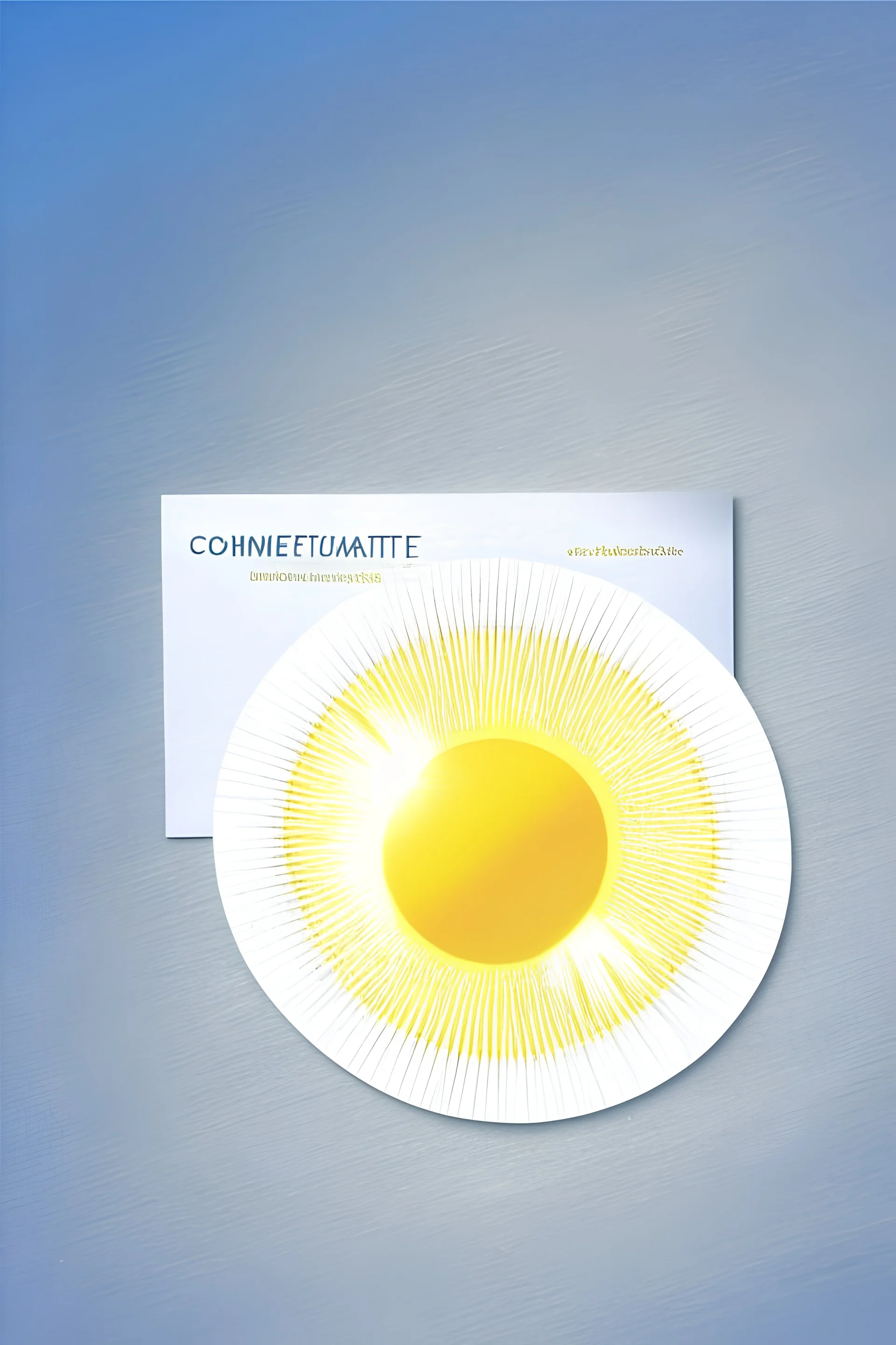 Circular business card 12.5*4 - printing house - Sunlight - Comet