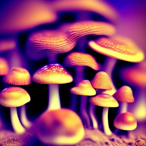 some psychedelic mushrooms never seen before photography