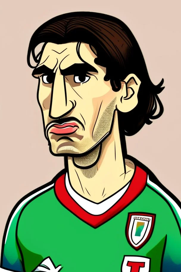 Guglielmo Vicario Italian football player cartoon 2d