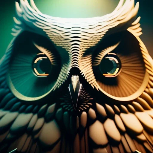 intricate details, realistic, octane, unreal engine, portrait, natural lighting,zoomed out + portrait, volumetric lighting, shiny,extreme detail, Photorealism, High detail, Hyper realistic Owl in forest, macro lens blur,abstract paint, sharp,eos5d mark 4, ef 85mm 5.6, focus, trending by artstation