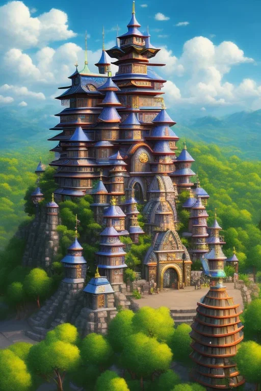 naruto style village