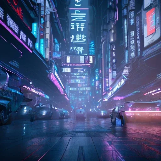 afterlife in the digital void, thriller vibe, 4k, moody cinematic lighting, realistic, highly detailed, blade runner style future Tokyo, blue and purple, highly detailed, conceptual art, volumetric, octane render