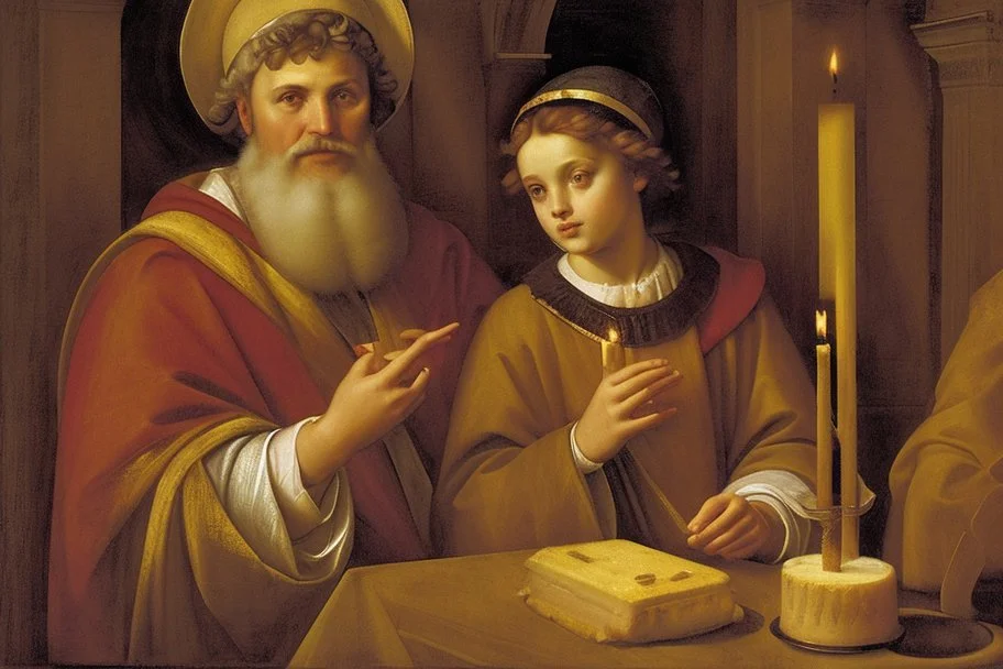 Hannukah by Andrea del sarto