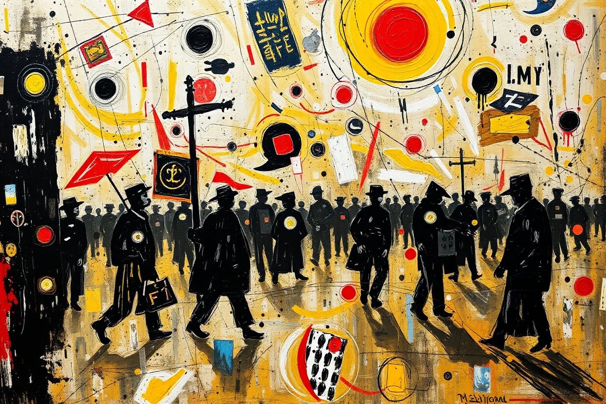 blurred lines warped minds picasso x pollock