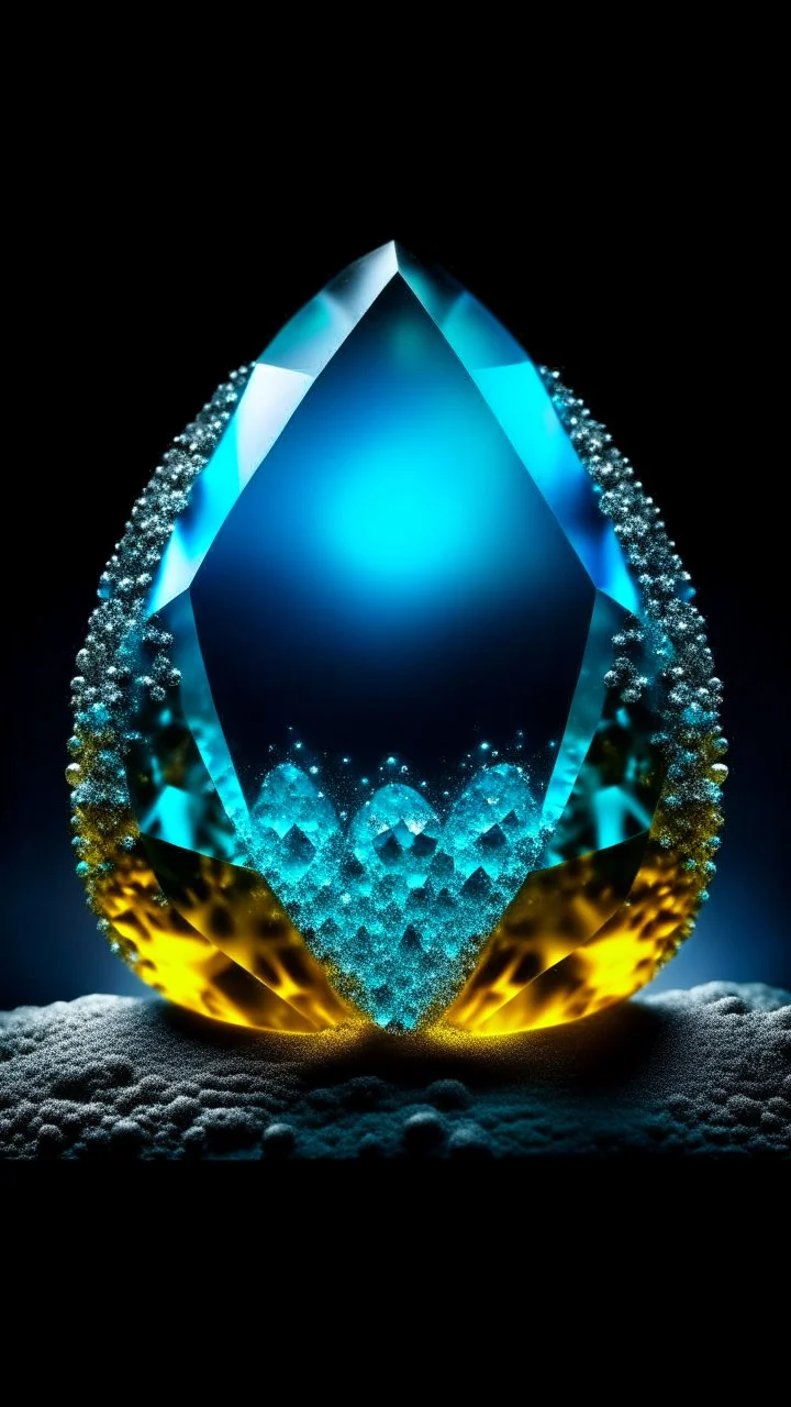 A piece of Topaz mineral, realistic, ultra detailed, well defined, a masterpiece, photo realistic, on a spectacular solid color background, sharp photography with sharp focus, high definition, centered image, full body length