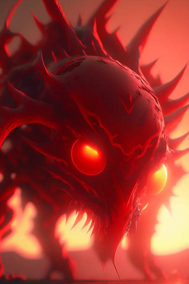 Sun red creature ,concept art, smooth, extremely sharp detail, finely tuned detail, ultra high definition, 8 k, unreal engine 5, ultra sharp focus