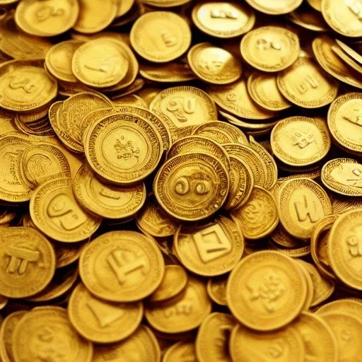 massive number of gold coins