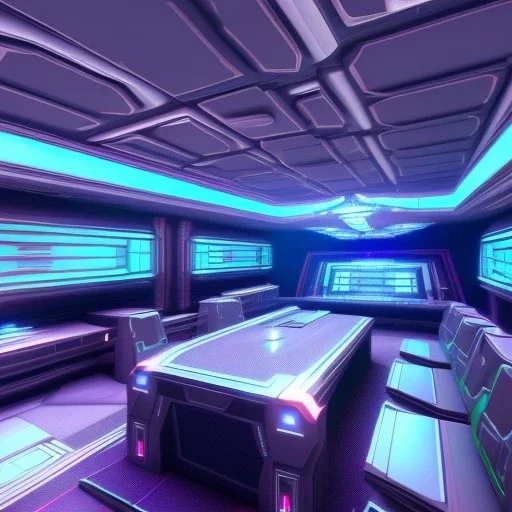 galactic ship interior, command post, 64K, hyperdetailed, intricate