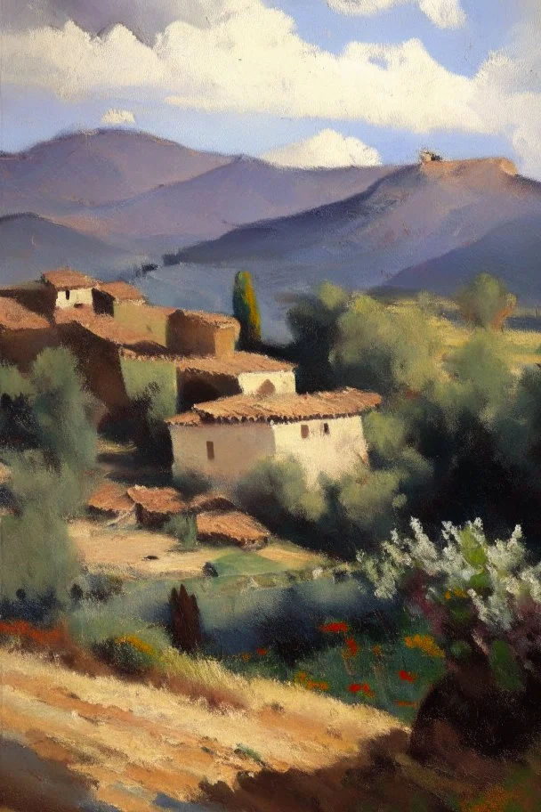 Spanish landscape painting