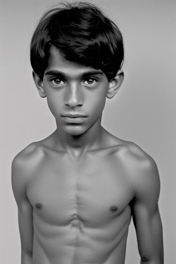 Appearance: Ari has a mixed-race skin tone with a light brown complexion. He has dark hair in a page boy haircut that sticks out from behind his ears, and his hair length could be somewhere in-between long and short. His face is thin with high cheekbones and gray eyes that are often full of emotion and a gentle smile. He stands at around 5 feet 7 inches tall, with a lean build that suggests he doesn't engage in a lot of physical activity. He is of average attractiveness with a boyish face.