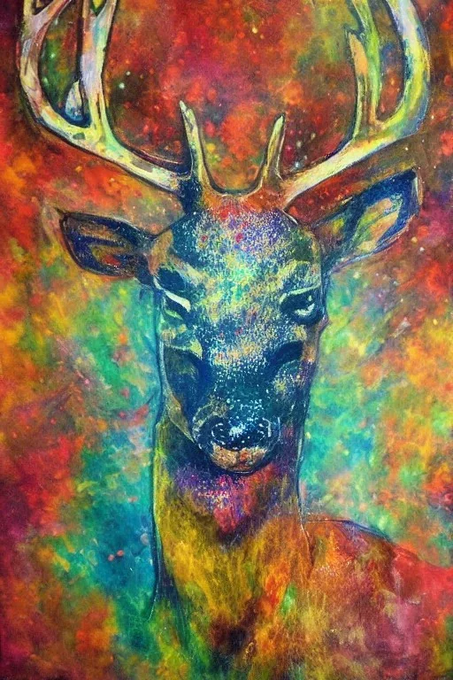 abstract deer god anjel