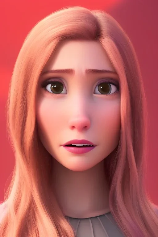 Elizabeth Olsen pixar portrait