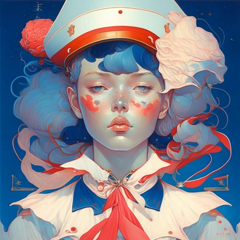 dream portrait of sailor by james jean