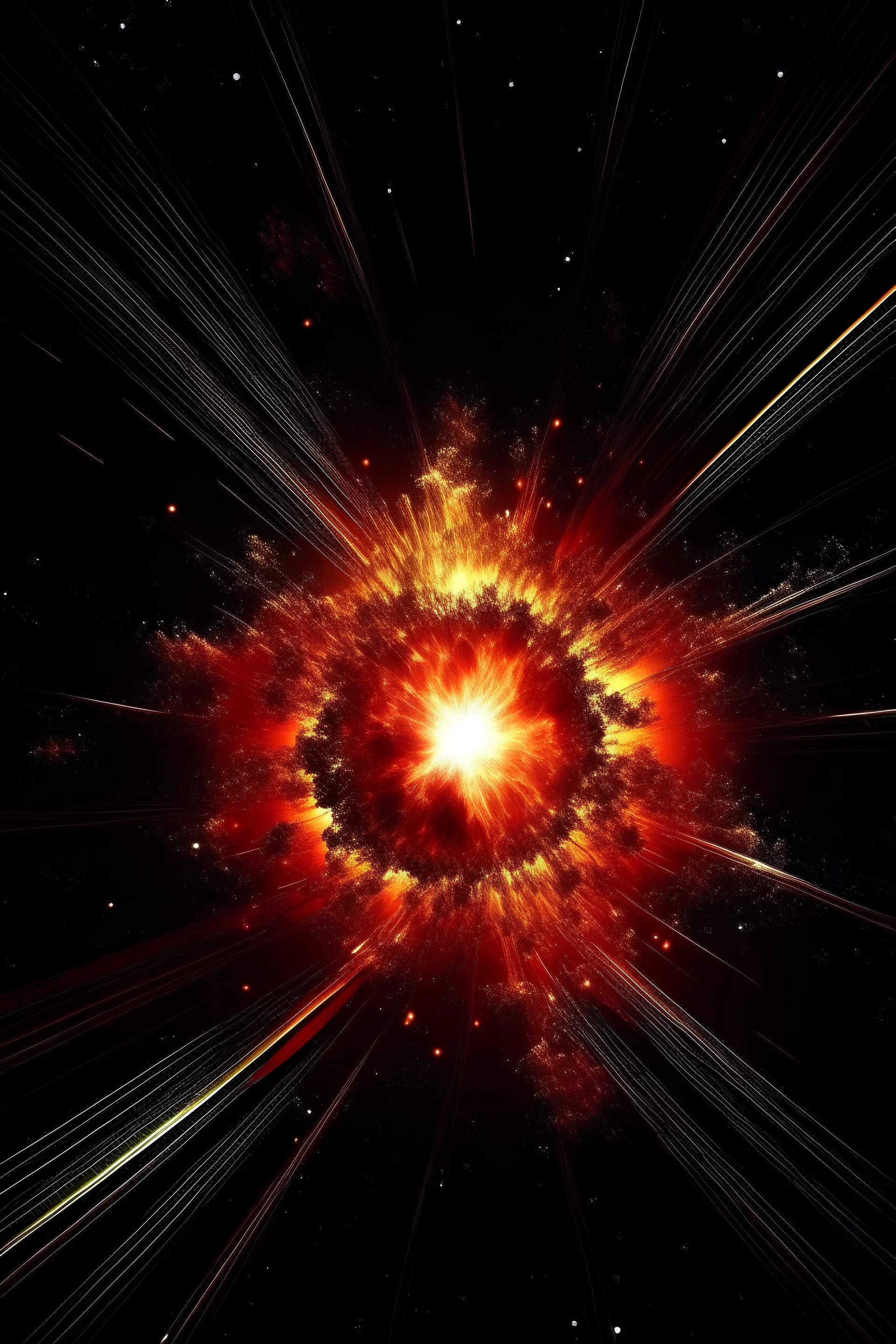 star exploding