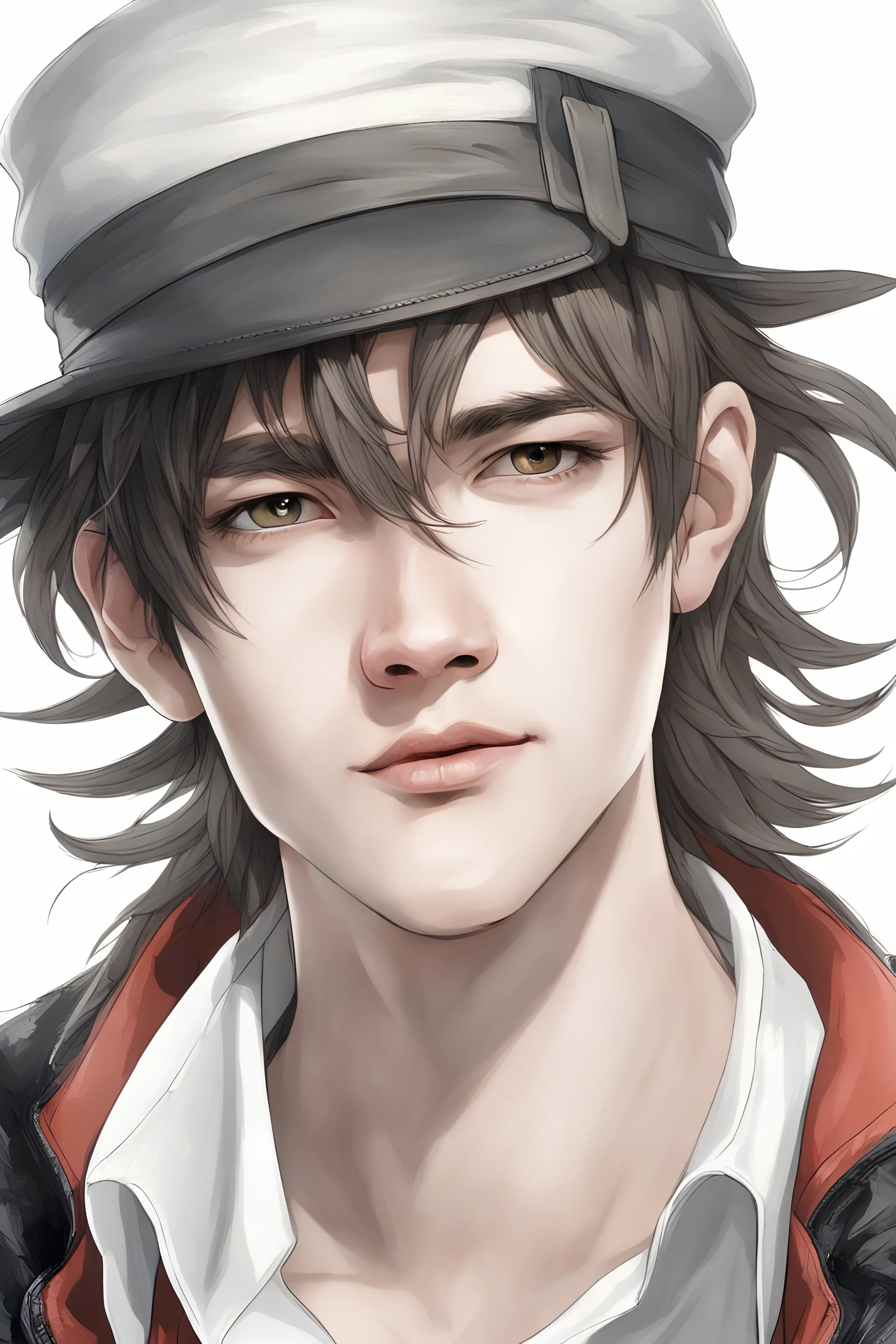 A portrait of a handsome man, high-definition
