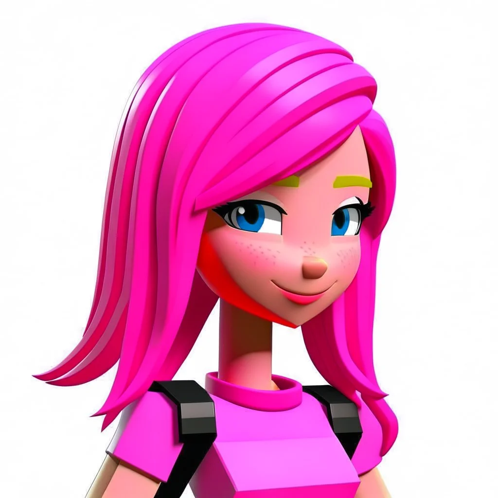 ROBLOX WOMAN PINK HAIR