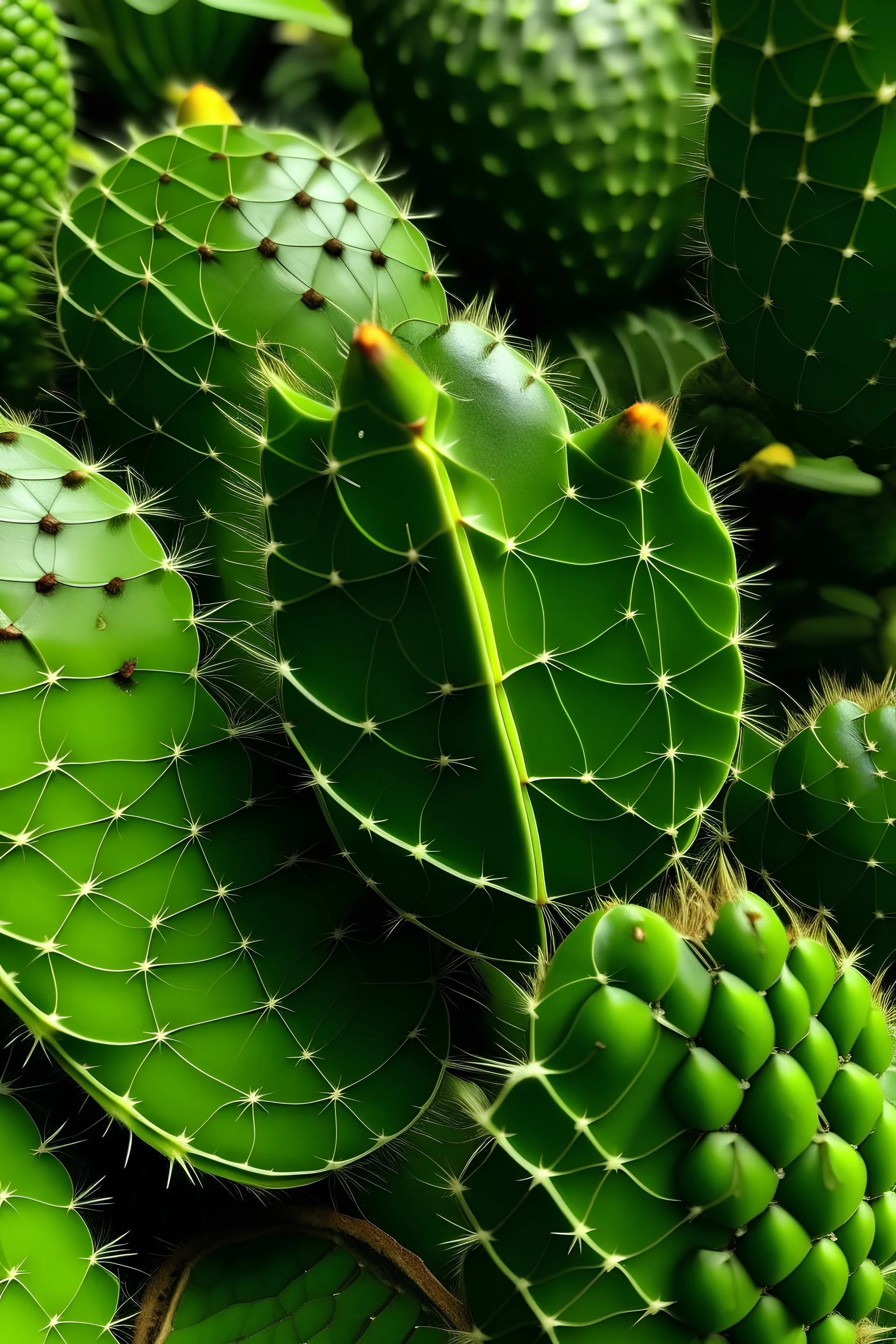imagen de hojas de nopal