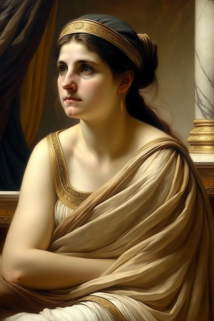 greek woman painting neoclassism