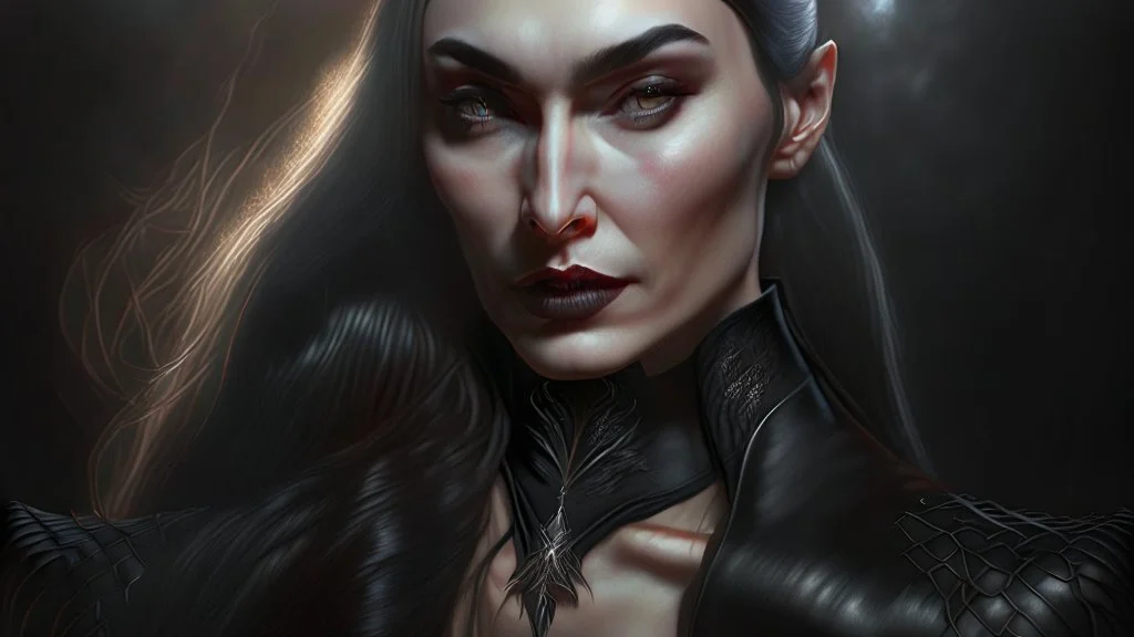 Stunningly gorgeous femme fatale as mortiça addams, full body portrait, perfect face, beautiful eyes, black dress, ring light, Black lipstick, hyper realist, hyper detailed, intricated, realistic shading, unreal engine, octane, final fantasy, karol bak, greg rutkowski, rossdraws, artgerm, wlop, vallejo