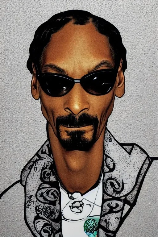 Snoop Dogg, graffiti, 3d