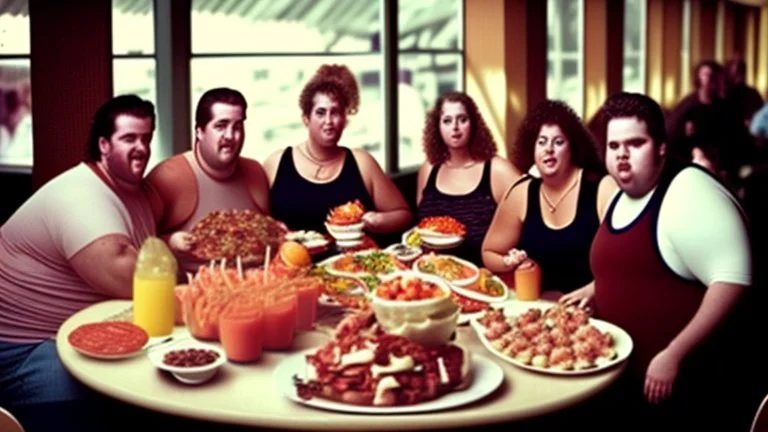 overeaters anonymous members meet at the all you can eat buffet