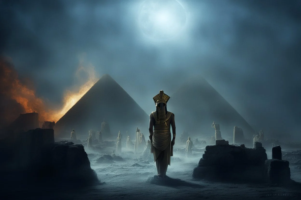 “The Keepers of the Truth” (intro to the story with additional images on my Sythiana page) The Keepers of the Truth all over the world patiently awaited the moment an ancient prophecy would arise. Their laser focus was placed on Egypt as, at that time, the cradle of the civilization. A legend was passed down generations, whispered over the fire during evening’s gatherings. A legend which claimed that once the Sun turns red, a large burning comet would appear on the night sky and bring destru