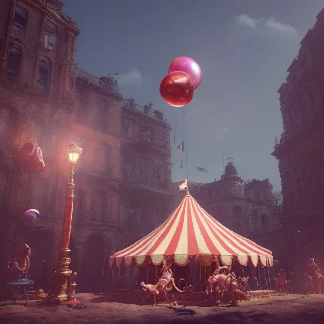 Ultra realistic circus scene. Classic acrobat woman, waist up view, Wes Anderson style, happy, bubbles, highly detailed, concept art, unreal engine 5, god rays, ray tracing, RTX, lumen lighting, ultra detail, volumetric lighting, 3d, finely drawn, high definition, high resolution.