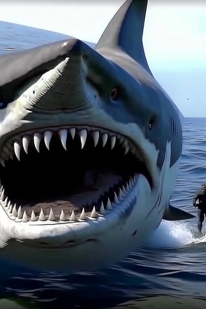 The footage revealed that the shark was not just a... | @xzk4resdcgj4