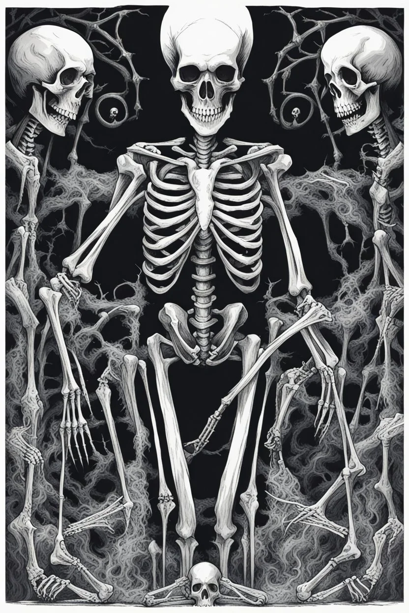 Circle of skeletons