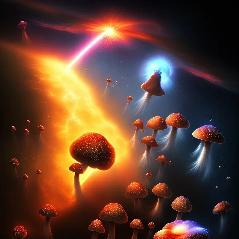 Chronal mass ejection from mushroom