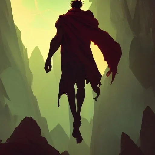 Dante Alighieri walking through Limbo, in the Style of Artgerm and Charlie Bowater and Atey Ghailan and Mike Mignola, vibrant colors and hard shadows and strong rim light, Comic Cover Art, epic scene, plain background, trending on artstation