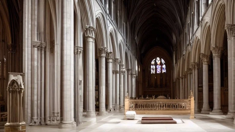 large ghost in the cathedral