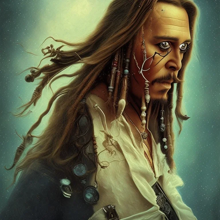 Captain Jack Sparrow,Da Vinci, Master Mahmoud Farshchian,van gogh Ismailoglu, End of Time, Pixley