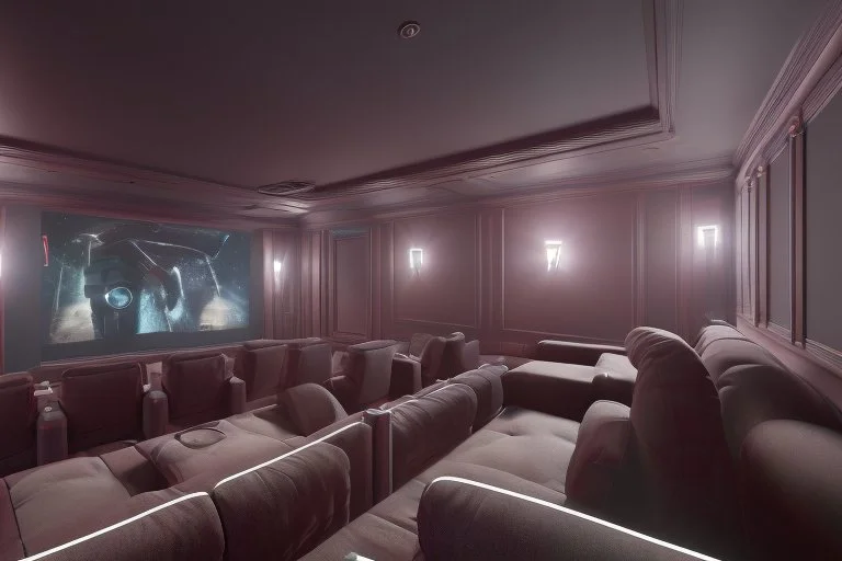 a dedicated home cinema room