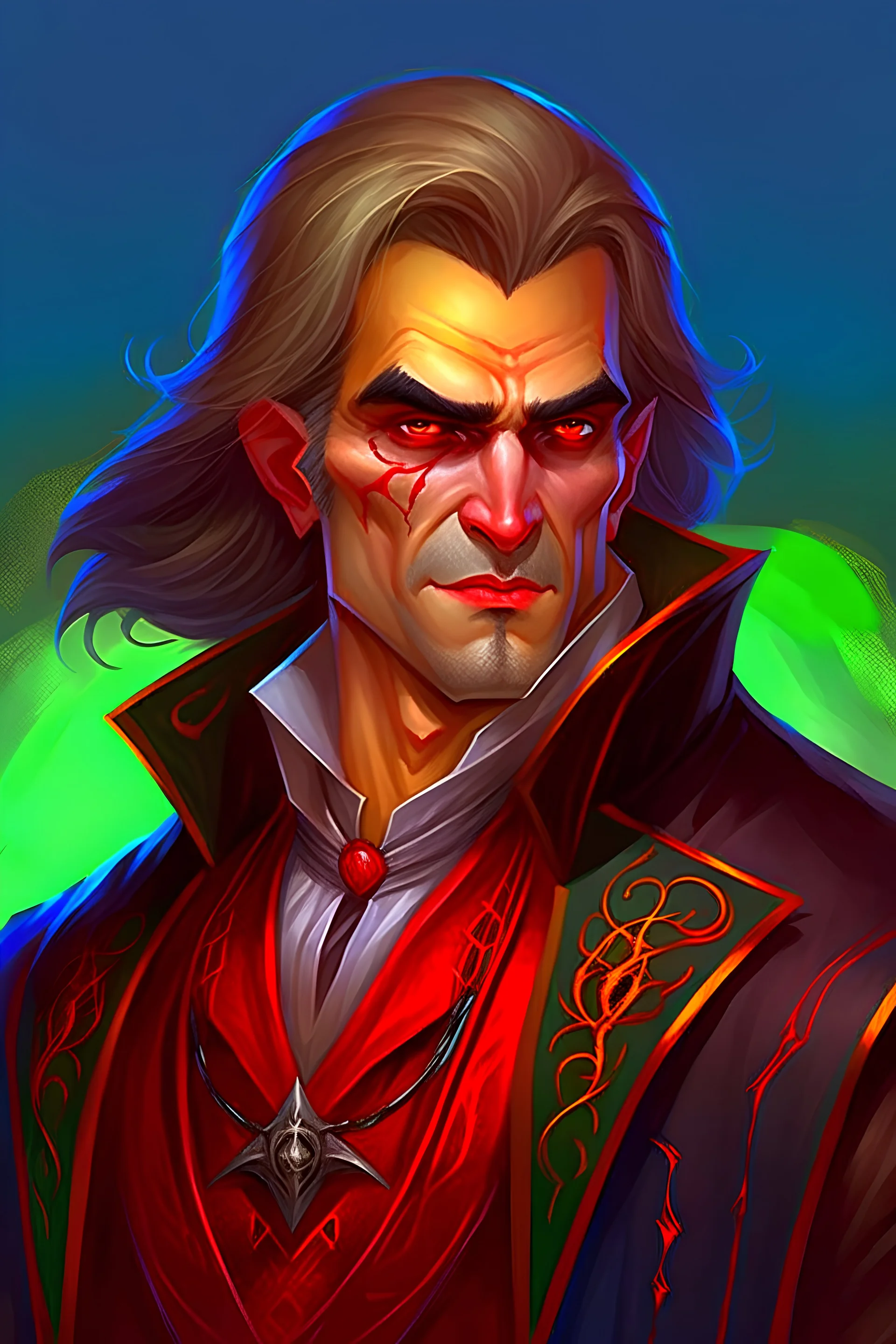 strahd von zarovich vampire evil middle-aged vampire with light brown hair