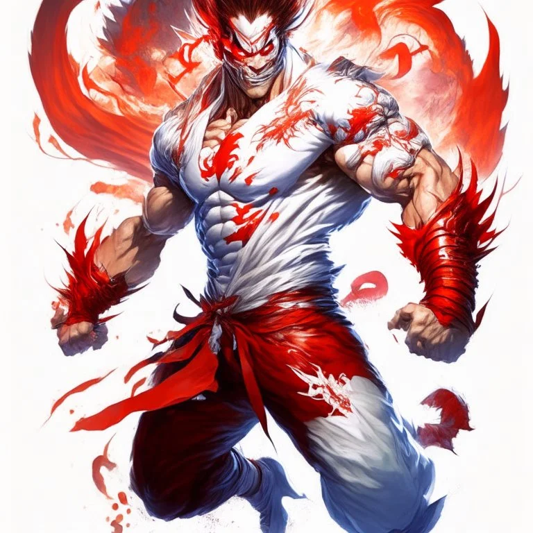 dragonman high detailed concept art, front facing, dynamic pose, full body, white background color, t-shirt design,