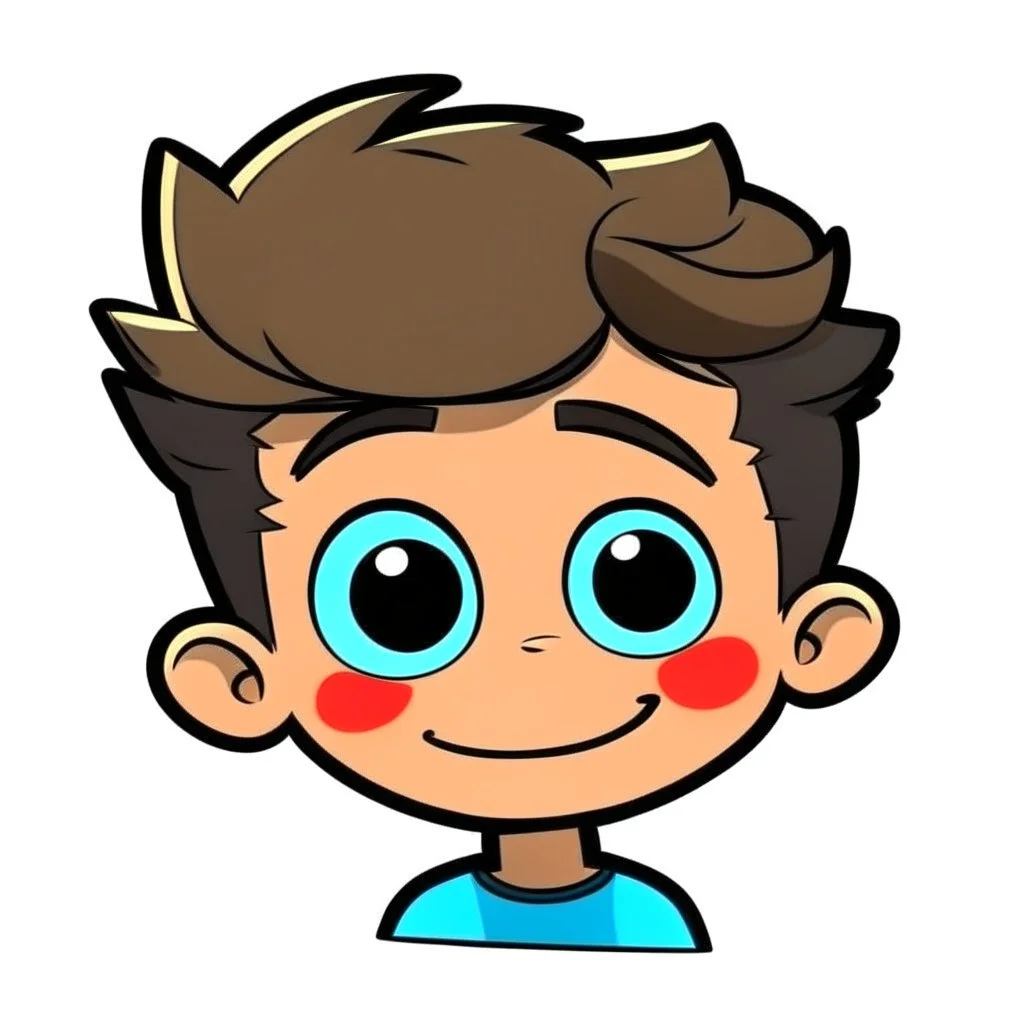 can you make a cartoon profile picture for a youtube channel but the person that owns the youtube channel is a kid and only have the face so it's a floating face