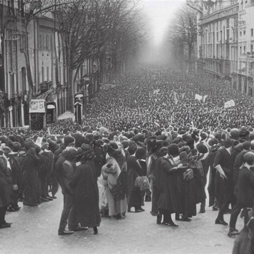 photo of the first loveparade 1927