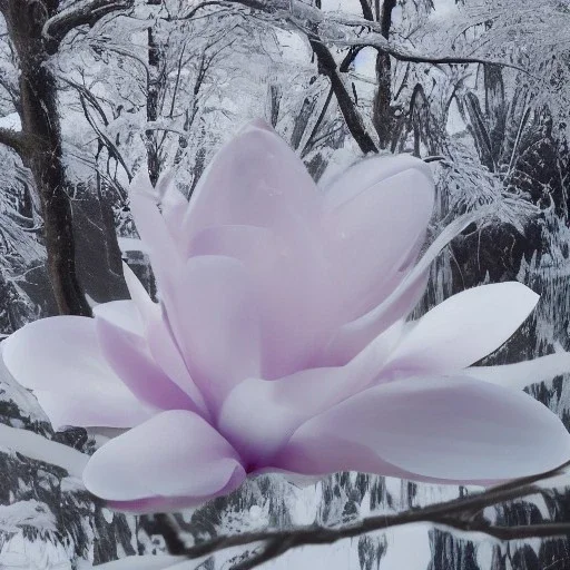 smooth hyper realistic, beautiful Japanese snow flower in crown, pale colors, dark cosmos background, cat еye, extremely sharp detail, finely tuned detail, ultra high definition, 8 k, unreal engine 5, ultra sharp focus, accurate sword wings, positive smile, lot of details, fit within portrait, Ambiance winter, perfect composition, perfect hair, perfect hands, finger up gestures