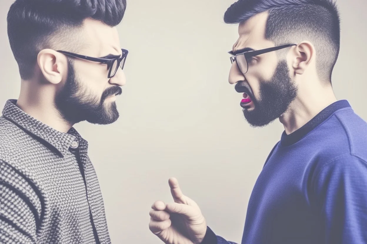 A picture of two people exchanging criticism in a constructive and respectful manner