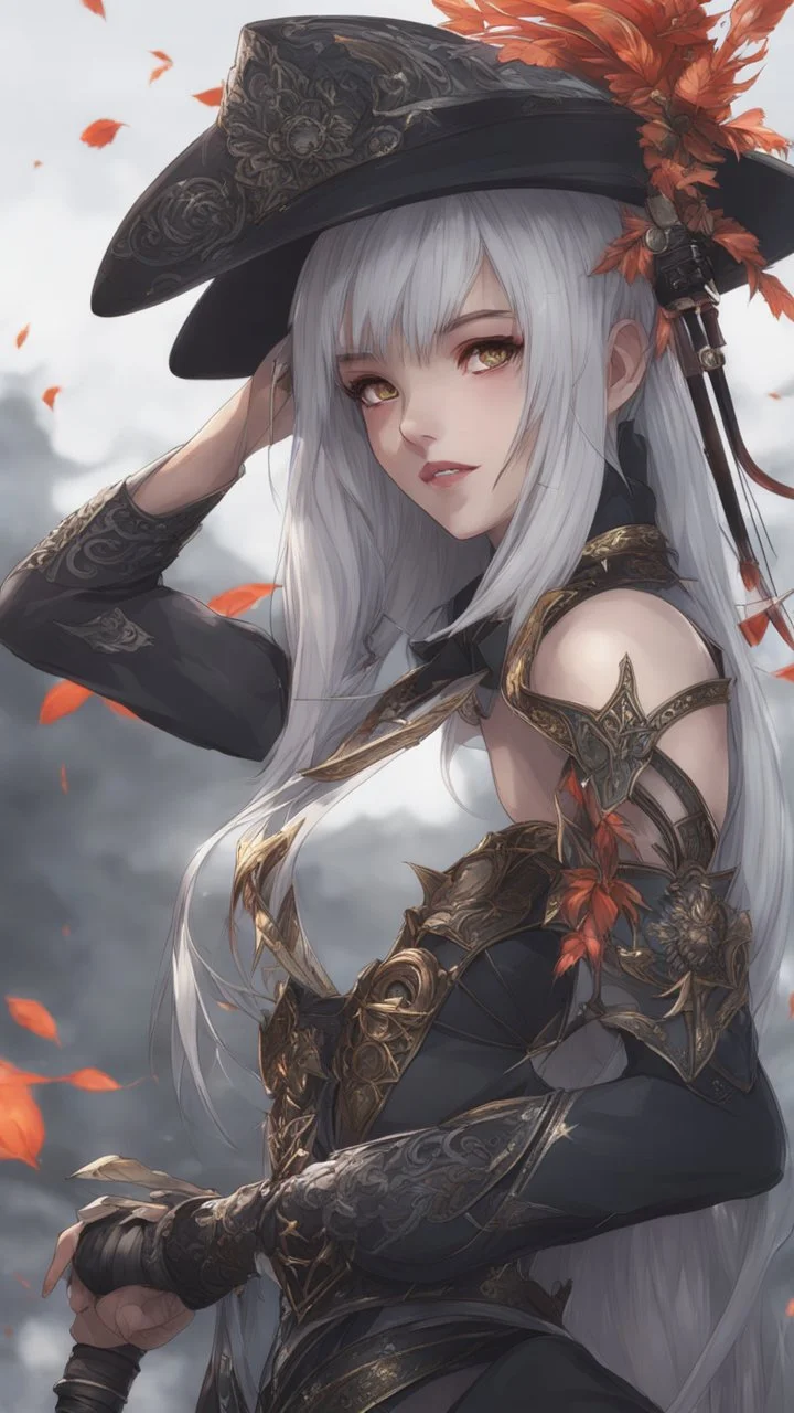 ronin Girl in 8k Kawacy anime artstyle , symbiote them, ronin costum, close picture, highly detailed, high details, detailed portrait, masterpiece,ultra detailed, ultra quality