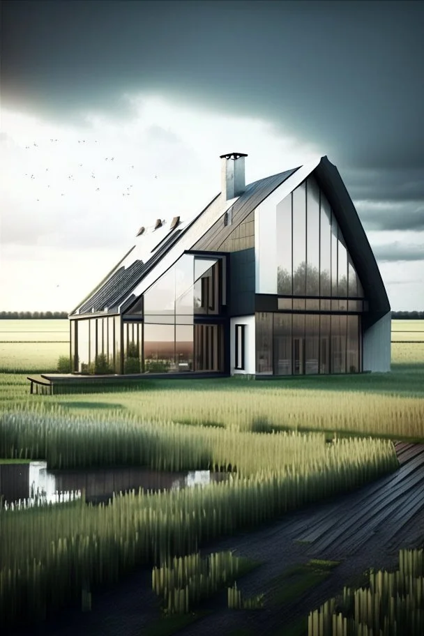 Modern farm house