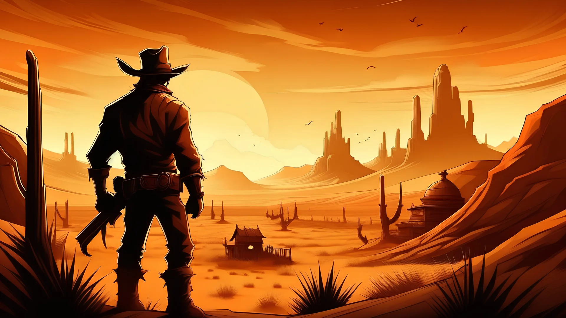 western wallpaper